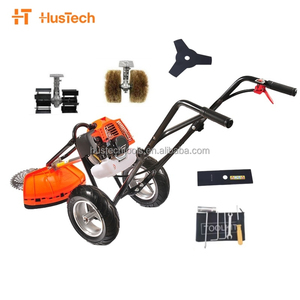 Hand <b>Push</b> Brush Cutter 4-Stroke Engine 25:1 Fuel Ratio 1600W Power 45cm Tillage Width High Farm Garden Lawn Care - Product Image 6