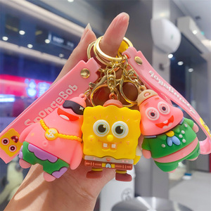 Porte-clés <span class=keywords><strong>3D</strong></span> Mario Yoshi <span class=keywords><strong>en</strong></span> PVC souple, figurine de dessin animé, décoration de sac à dos, pendentif de clé de voiture, cadeau promotionnel tissé, porte-clés <span class=keywords><strong>3D</strong></span> adorable - Product Image 4