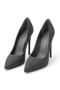 Escarpins à bout pointu en cuir véritable, à enfiler, à talons hauts, respirants, toutes saisons - Product Image 2
