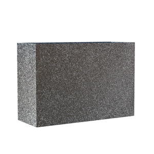 Jardinières d'extérieur en faux terrazzo, sur pied, en fer forgé, minimalistes, durables, pour restaurant, cour, bureau de vente - Product Image 4