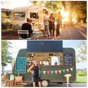 Remolque de Comida de Acero Inoxidable, Carritos de Hot Dogs Rápidos con Cocina Completa, Camión de Helados Móvil en Venta en EE. UU. - Product Image 5