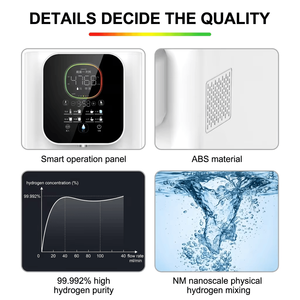 NOUVEAU Générateur d'eau alcaline hydrogénée Semos W10 5000ppb PEM, chaud/froid, de bureau, 4 modes de température, absorption d'eau, OEM - Product Image 4