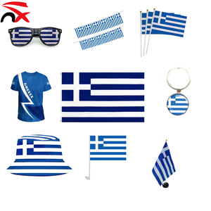 Set di 9 Bandiere Greche per Tifosi di Calcio, Popolare nel 2026, per Promozioni - Product Image 1