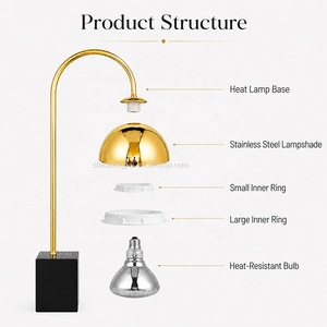 Vente directe d'usine XINGPAI lampe chauffante infrarouge portable lampe chauffante en or de luxe pour <span class=keywords><strong>buffet</strong></span> - Product Image 6
