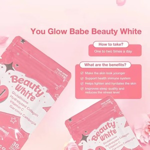<span class=keywords><strong>Beauty</strong></span> White 4 en 1 Píldoras Colágeno hidrolizado Vitamina C Garcinia Cambogia Blanqueamiento DE LA PIEL Hidratante Antioxidante Cápsula de colágeno - Product Image 5