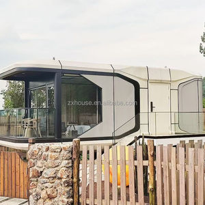 Casa Cápsula Espacial de 2 Dormitorios con Cocina, Estructura de Acero de Alta Calidad, Diseño Moderno Ecológico, Villa/Apartamento <span class=keywords><strong>Etong</strong></span> de 40 pies - Product Image 1