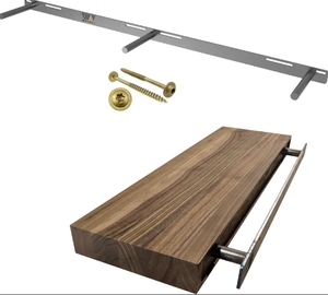 5mm Thick Heavy Duty Zinc Plated Powder Coated <strong>Silver</strong> ISO9001 Certified Single-Side Hardware Supports Metal Cast Iron L <strong>Brackets</strong> - Product Image 3