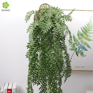 ต้นไม้แขวนประดิษฐ์พร้อมใบไม้จำลองสีเขียวสด ตกแต่งภายในบ้าน มีหลายขนาด คุณสมบัติเสมือนจริงสูง - Product Image 5