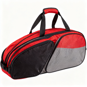 Free Sample Deluxe Pickleball Tennis Bag Large Paddle Backpack Fence Hook Ventilated Shoe Storage Sport Equipment PU <b>Material</b> - Product Image 4