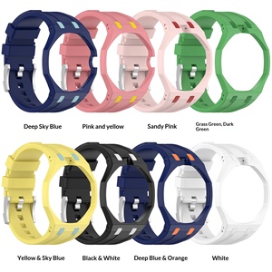 Correa de Silicona Integrada con Hebilla de Pin para <span class=keywords><strong>Reloj</strong></span> Swatch de la Marca <span class=keywords><strong>Royal</strong></span> <span class=keywords><strong>Oak</strong></span> - Product Image 2
