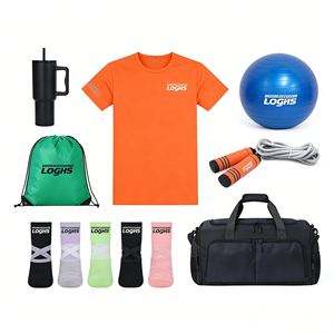 Set de Regalo Promocional Personalizado con Artículos Deportivos: Mancuernas, Tapete de Yoga, Botellas de Agua, Pesas Rusas y Bolsas con Cordón para Gimnasios y Yoga - Product Image 5