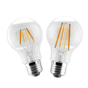 Woojong Ins phong cách 210lm/W E26 cơ sở LED Edison ánh sáng bóng đèn trang trí bóng đèn cổ điển LED Filament ánh sáng bóng đèn