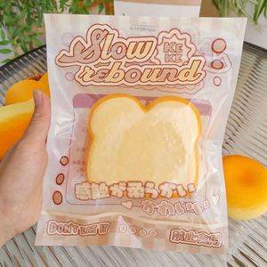 Juguete Antiestrés de Peluche con Forma de Tostada de Dibujos Animados, Material PU, Suave y Tierno, con Aroma a Leche, para Aliviar el Estrés, Edades 14+ - Product Image 2