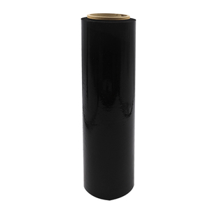 Black Soft Stretch Film PE Wrapping Film LLDPE Transparent <b>Strong</b> Adhesive Pallet Shrink Wrap High Quality Packaging Roll - Product Image 1