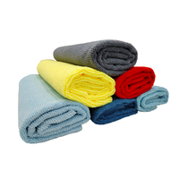 16*16 Inch Soft Knitted Sew Edge Microfiber Towels, Quick Dry Multi-Purpose Cloths for Auto & Home Kitchen Cleaning