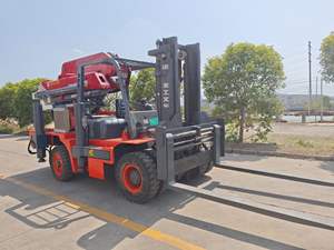 משאית מלגזה בעלת ארבע פונקציות הנעה כפולה-מדינה, טיפול במטען 10 טון זנב מנוף צ 'נגלי Jiangwei 16.4 מ' - Product Image 4