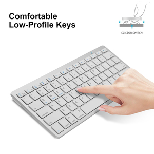 <span class=keywords><strong>Teclado</strong></span> Inalámbrico OEM ODM con Logotipo y Colores Personalizados para Tablet con Diferentes Idiomas: Inglés (Reino Unido), Español, Alemán - Product Image 1