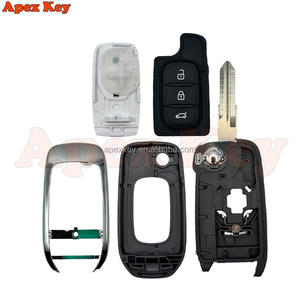 Carcasa de llave remota plegable de 3 botones para Renault Megane 3, Dacia Duster, Kadjar, Captur, Symbol, FCC ID: CWTWB1G767 - Product Image 2