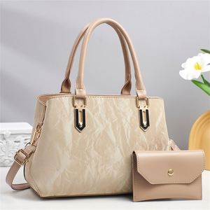 Conjunto de 2 Bolsos de Mano de Piel Sintética para Mujer, Estilo Casual para Trabajo al Aire Libre - Product Image 3