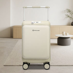 TSAロックとUSBポートハードシェル荷物付き旅行用トロリー荷物20スーツケース - Product Image 3