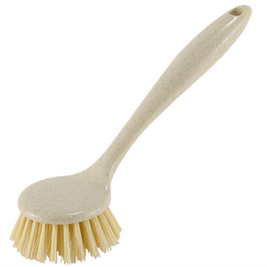 Multifunctional <b>Silicone</b> Long-Handled Pot Brush Dishwashing <b>Tool</b> for Home Cleaning That Hangs & Protects Pot Handles - Product Image 1