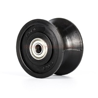 Rouleau coulissant pour fenêtre en aluminium et nylon de haute qualité, double roue
