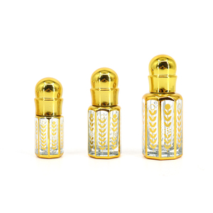 Flaconi Mini Ottagonali in Vetro per Profumo Attar <span class=keywords><strong>con</strong></span> Applicatore a Sfera, Stile Dubai, 3ml 6ml 12ml, Campioni Gratuiti, Vendita all'Ingrosso - Product Image 2
