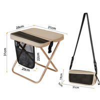 Chaise pliante ultralégère et respirante XFY avec poche de rangement latérale pour le camping, la pêche, la randonnée, le pique-nique et la salle de sport