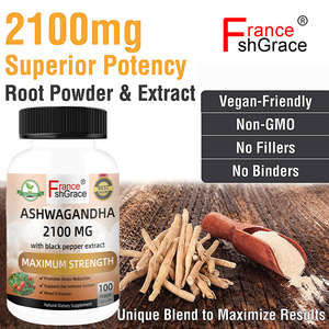 Capsules d'Ashwagandha GMP Shecome Haute Concentration avec Extrait de Racine en Poudre – Complément pour Soulager le Stress, Améliorer l'Humeur et Soutenir l'Énergie - Product Image 4