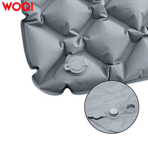 Colchoneta Inflable para Camping Woqi, Rectangular, Gris, Ligera, Colchón de Aire para Excursionismo al Aire Libre, 1 Persona, Nailon 40D TPU - Product Image 3