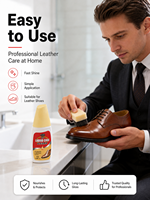 Betún para Zapatos Hei Niu Black Bull de 75ml, Fácil de Limpiar, para Uso Diario en el Hogar
