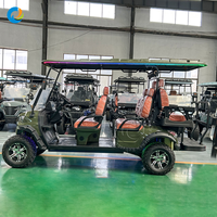 Voiturette de golf électrique Robetaa longue portée, personnalisée, certifiée CE, 72V Lithium, pour parcours de golf ou quartier