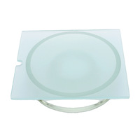 Plaque de diffusion en verre épaissi 100 mm, résistante aux hautes températures et aux acides-alkalis, pour surveillance biologique et analyse des sols, modèle Xq011