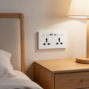 Interrupteur intelligent Matter avec moniteur <span class=keywords><strong>de</strong></span> consommation en temps réel, 3 gangues, 220V, statistiques <span class=keywords><strong>de</strong></span> consommation d'énergie pour économiser <span class=keywords><strong>l</strong></span>'électricité domestique - Product Image 1