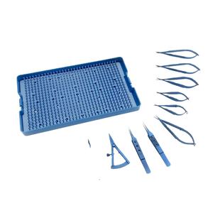Conjunto Manual de Titânio Classe I para Cirurgia Oftálmica de Catarata, Instrumentos para Implantação de Lentes Intraoculares Micro, Porta-Agulhas - Product Image 1