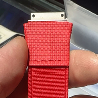 Bracelet de montre en nylon tissé élastique de luxe, doux, avec terminaux métalliques, extensible et respirant, bracelet de remplacement