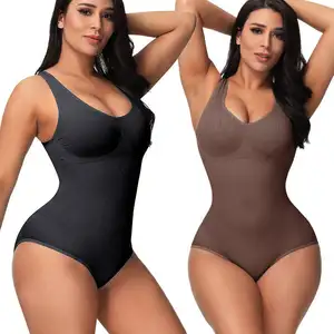 Hot Selling Breathable Hip Enhancer Tight Ladies Bodysuit Shapewear Jumpsuit High Stretch Shapewear Women