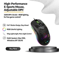 Penjualan Panas G02 7200DPI Sensor Optik RGB Backlight Mouse Game Ergonomis Mouse Nirkabel untuk Gamer Komputer PC Gaming Mouse