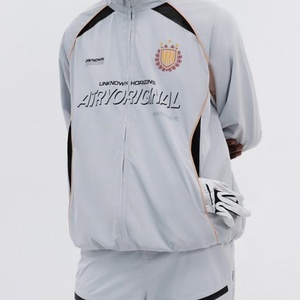 Veste de sport unisexe personnalisée de style urbain avec patch imprimé baseball, veste fine d'hiver avec logo frontal, streetwear - Product Image 3