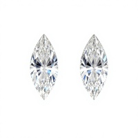 Diamante Cultivado en Laboratorio, Corte Marquesa, 1-3 Quilates, Claridad VS1, Corte Excelente, Certificado IGI, Color Blanco D, para Joyería