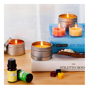 Minimalist Branded Holder Luxury Sleeve Natural Wax Wellness Meditation Boutique Merchandising Global Edition Showcase - Product Image 2
