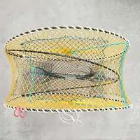 Cage à crabes à bas prix 60 * 25cm Cage à poissons Piège à crevettes Cage à ressort