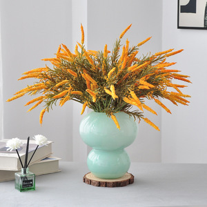 Ramo de Salvia Artificial Yoshinobu, Naranja Amarillo, 0.07kg, Decoración Nórdica para el Hogar - Product Image 1