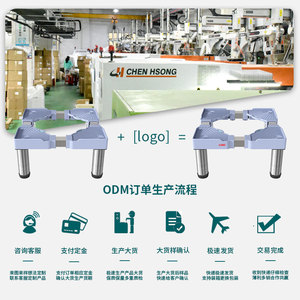 Base para Lavadora Qinfeng con Patas Altas Antideslizantes y Ajustables para Lavadoras de Carga Superior y Frontal Totalmente Automáticas - Product Image 5