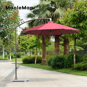 Sombrillas al aire libre para restaurantes 3 M 2,7 m patio puesto sol plegable plátano sombrilla <span class=keywords><strong>playa</strong></span> sombrilla sombrillas Bali sombrilla - Product Image 3