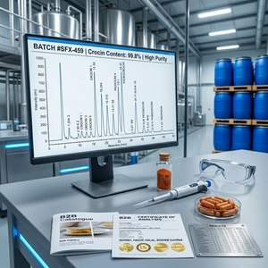 Azafrán en Polvo Premium para Alimentos, Bebidas, Panadería, Cosméticos, Aroma Natural, Alta Intensidad <span class=keywords><strong>de</strong></span> Color, Suministro a Granel - Product Image 3