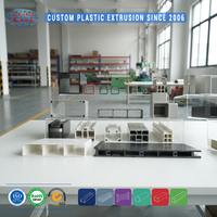 Perfil de Ventanas de PVC de Excelente Calidad Hecho a Medida, Tubo Cuadrado de Plástico Tintado para Automatización de Almacenes