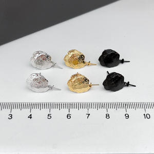 S925 Silver DIY <b>Pearl</b> Accessories Empty Tray 9-15mm Beads Simple Silver Jewelry <b>Earrings</b> Product <b>Pearl</b> <b>Earrings</b> Model 22295 - Product Image 3