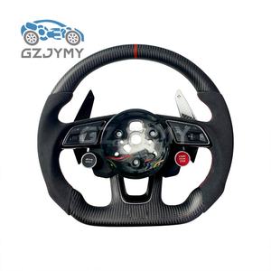 <span class=keywords><strong>Volant</strong></span> LED en fibre de carbone performant Matériau forgé Cuir Alcantara personnalisé Style <span class=keywords><strong>S</strong></span>-<span class=keywords><strong>Line</strong></span> Vente en gros pour <span class=keywords><strong>Audi</strong></span> a <span class=keywords><strong>S</strong></span> Series - Product Image 3