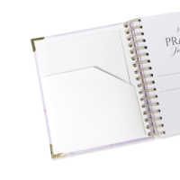 Impresión personalizada diario de oración espiral diario reflexión gratitud cuaderno espiritual Biblia manifestación libro de trabajo guiado